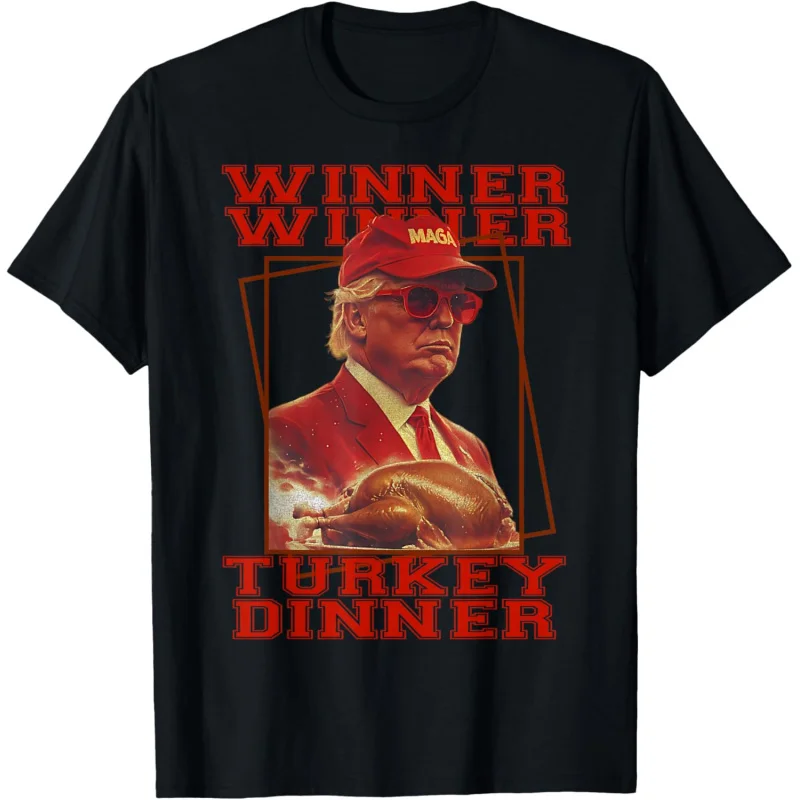 Funny Trump Winner Turkey Dinner Thanksgiving Humor T-Shirt