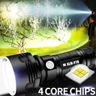 Супермощный светодиодный фонарик L2 XHP50, Тактический алюминиевый водонепроницаемый Ультраяркий фонарь с USB-зарядкой для кемпинга