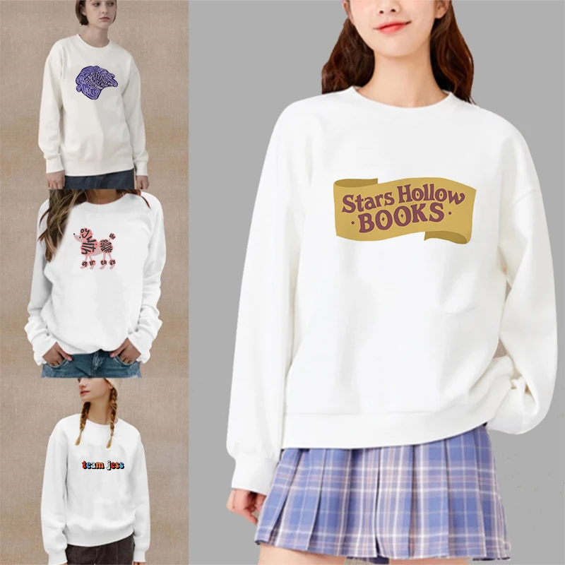 

Women Pullover Fashion Top Sweatshirt Gilmore Girls Printing Casual Female Round Neck Clothing Clothes for Women Kawaii Vintage