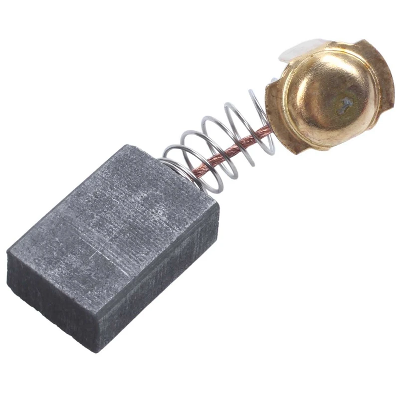 

50 Pcs 17×13×7Mm Power Tool Motor Carbon Brush 999038 For Hitachi Black+Gold+Silver