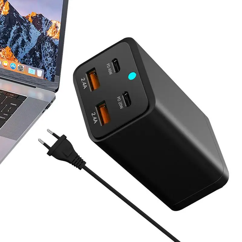 

Charger 80W GaN PD Fast Charging Power Delivery Adapter 4 Port Fast Charger For HUAWEI Laptops For IPad For IPhone 13 14