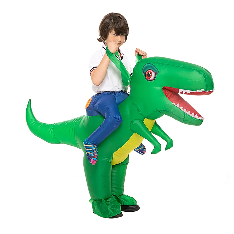 

Halloween Adult Children Kids Inflatable Ride Dinosaur Dragons Costume Cosplay Outfit Party Carnaval Amazing Fantasy Gift