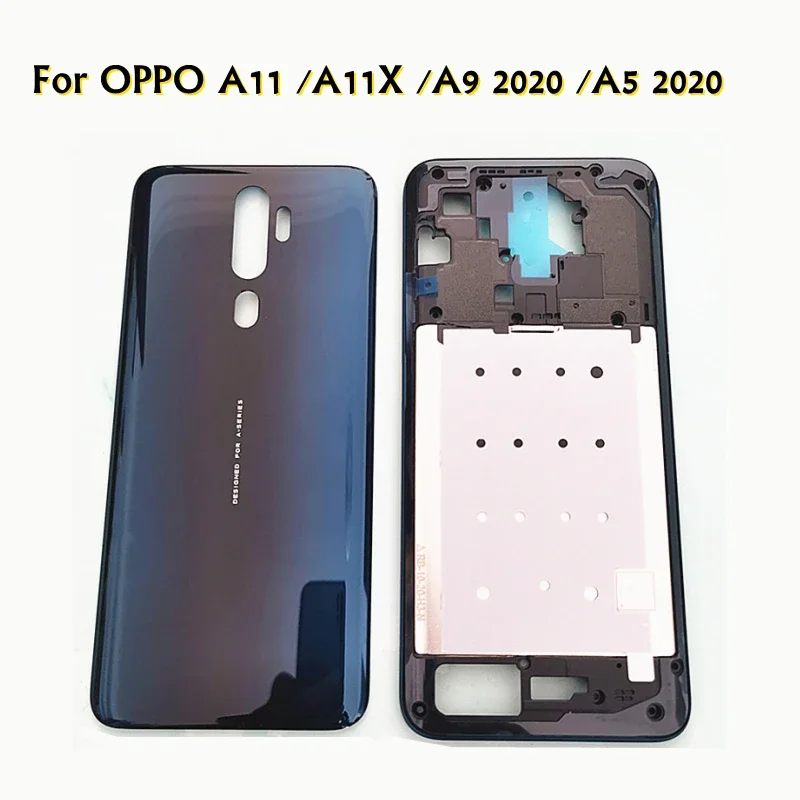 Для Oppo A5 2020 CPH1933 CPH1931 CPH1935 CPH1943 CPH1959 A11x A11 A9 задняя крышка батарейного отсека дверца