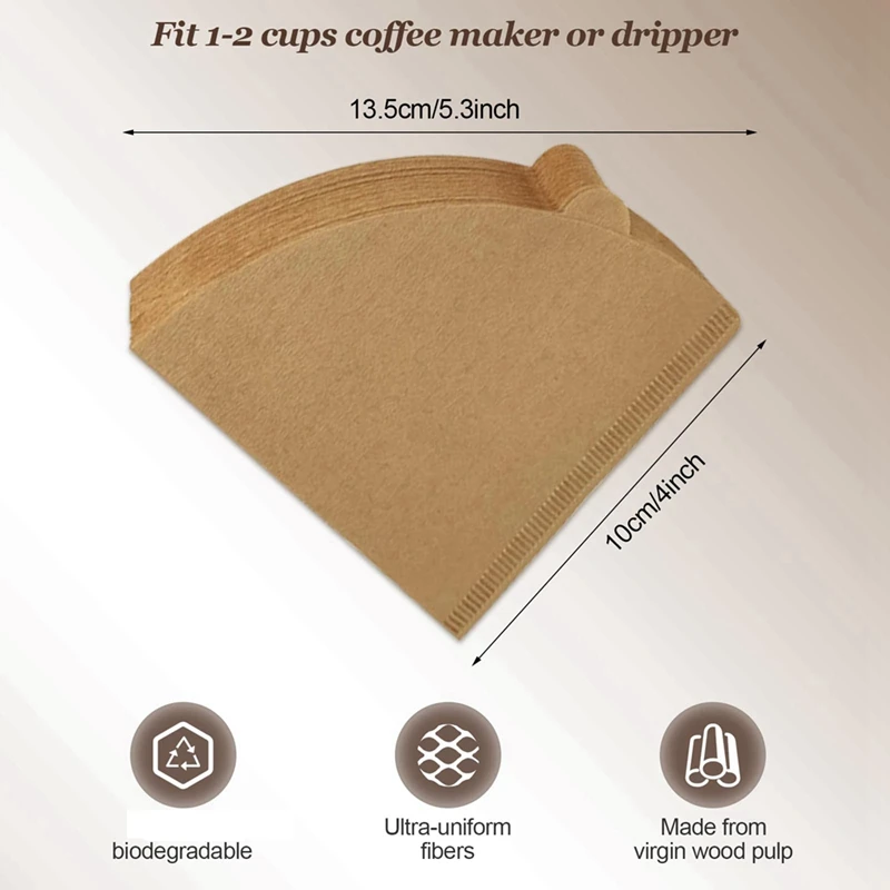 Капельница для кофе фильтр медленного капельного с 40 фильтрами бумаги прочная