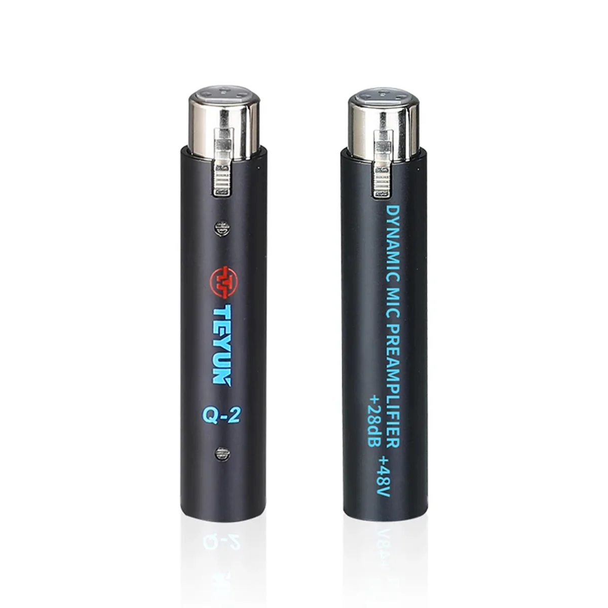 TEYUN Q2 Микрофонный динамический предусилитель с усилением 28 дБ Динамический