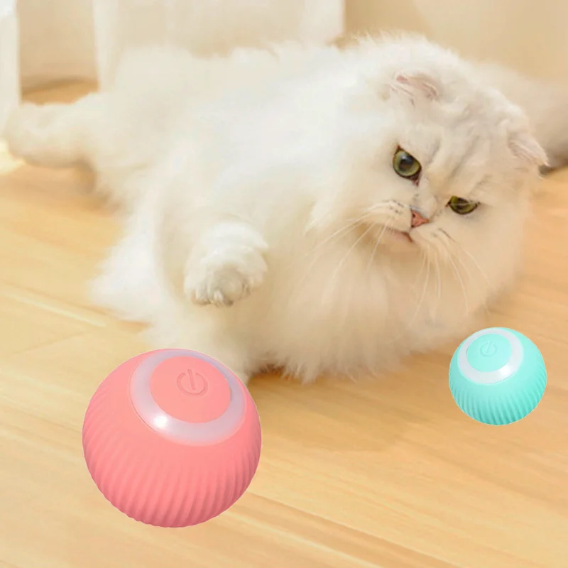 

Электрический кошачий мяч, автоматическая вращающаяся интеллектуальная игрушка, интерактивный катамаран для кошек, тренировочный автомат...