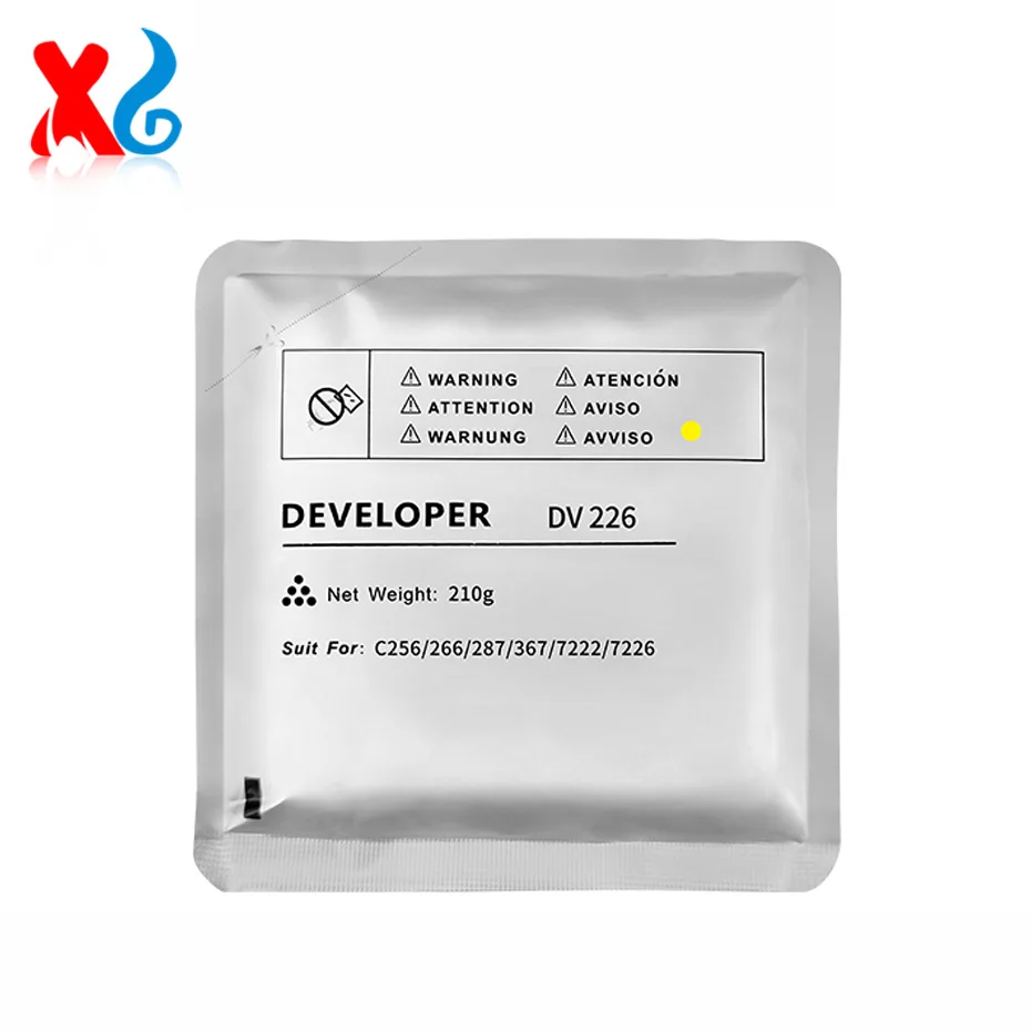 210g DV226 Разработчик для Konica Minolta C256 287 367 7222 7226 копировальный цветной носитель