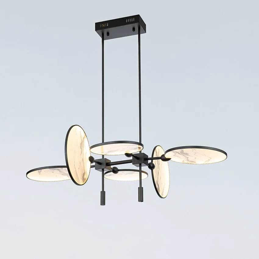 

Скандинавская светодиодная винтажная хрустальная лампа e27, кухонный остров, подвесной светильник, люстры в винтажном стиле, потолочные