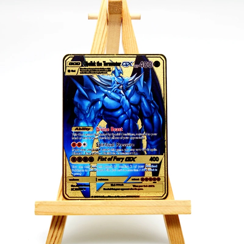

New Pokemon Metal Cards Cartoon Collection Cards Pikachu Game Battle Cards Collection Gifts Collection Albums Gifts for Friends