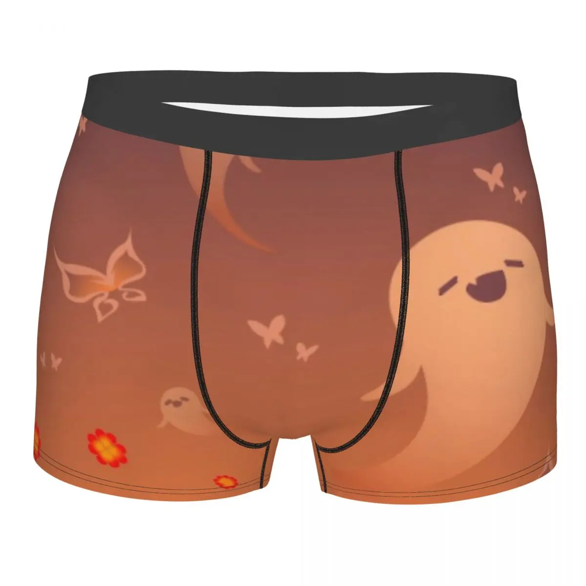 

Hu Tao Spirit Genshin Impact Anime Underpants Homme Panties Men's Underwear Sexy Shorts Boxer Briefs