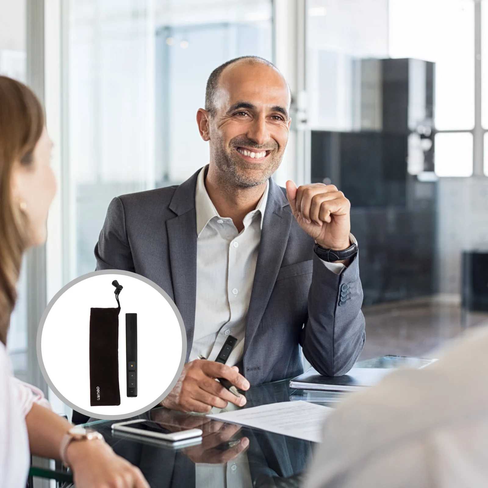 

1pc Presentation Pointers Good Powerpoint Clicker Portable Wireless Presenter Office Presentation Pen