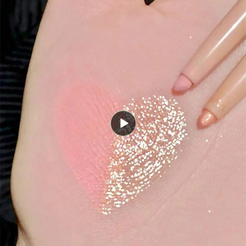 

5 Colors Shimmer Shiny Sequins Glitter Eyeshadow Pen Highlighter Stick Lying Silkworm Pen Eyeliner Pen Eyes Makeup Cosmetics