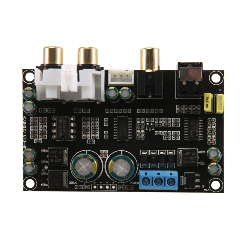 1 шт. CS8416 CS4398 цифровой интерфейс ЦАП декодер плата 192K SPDIF коаксиальное оптическое