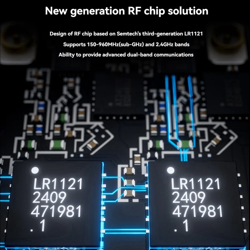 Для GEPRC ELRS 915M/2 4 ГГц Gemx Gemini RX двухчастотный приемник для FPV RC Drone