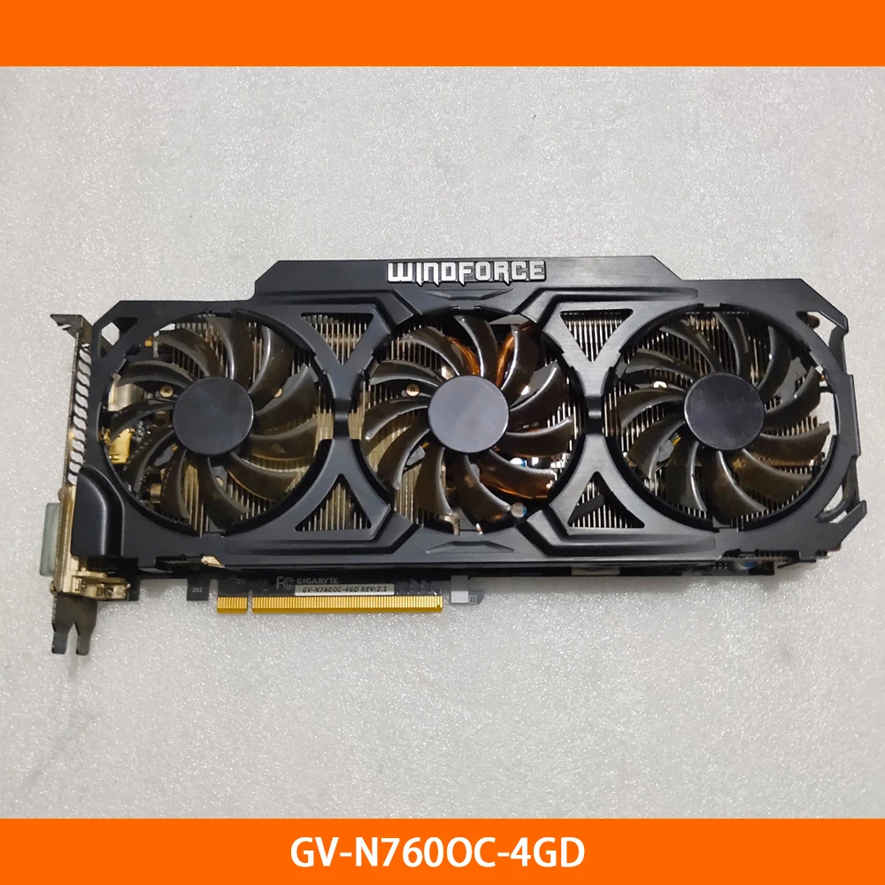 Видеокарта Gigabyte GTX760 4 ГБ GDDR5 256bit 6008 МГц высокое качество быстрая доставка |