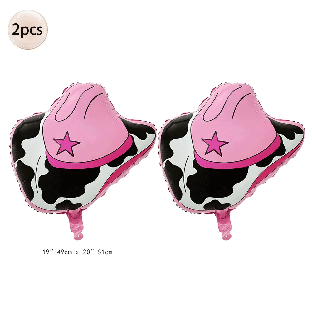 

2 шт. розовые шарики-шапки из фольги для девочки день рождения