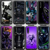 marvel black panther phone case for huawei p20 p30 p40 lite e pro mate 40 30 20 pro p smart 2020