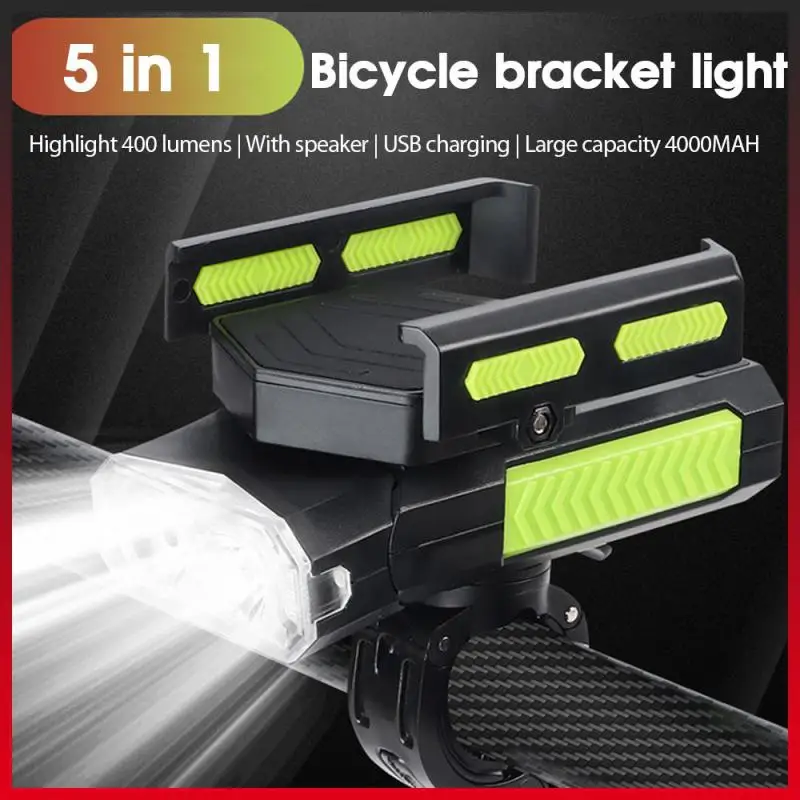 

АБС-пластик, амортизация, для верховой езды, фонарь с возможностью поворота на 45 °, фонарь, держатель для телефона, Велосипедное оборудовани...