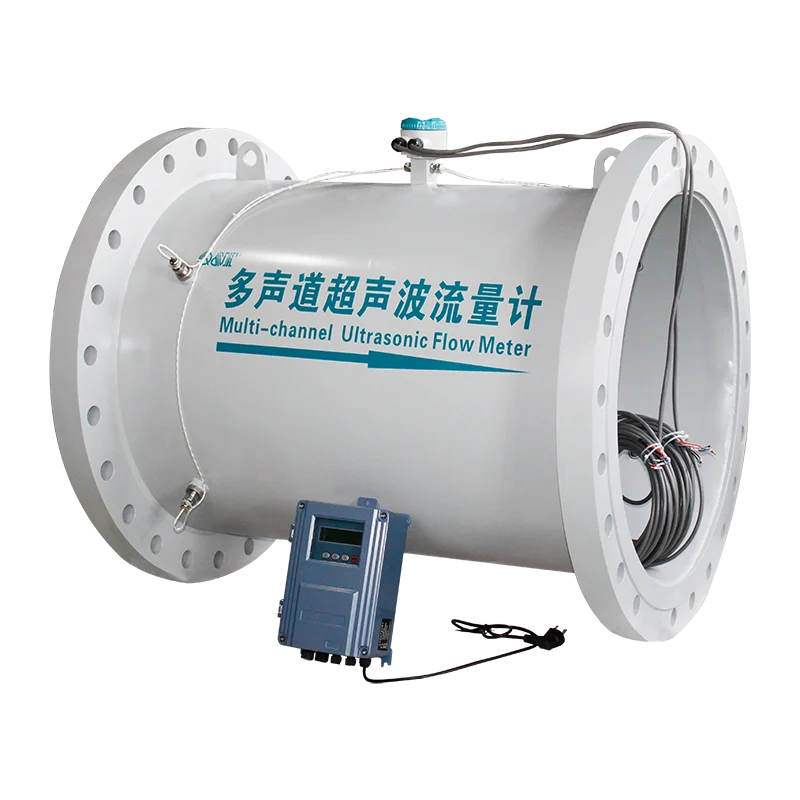 

Inline Sensor Two-Channel Ultrasonic Flow Meter for Waste Water Stationary Dual Channel Ultrasonic Flowmeter