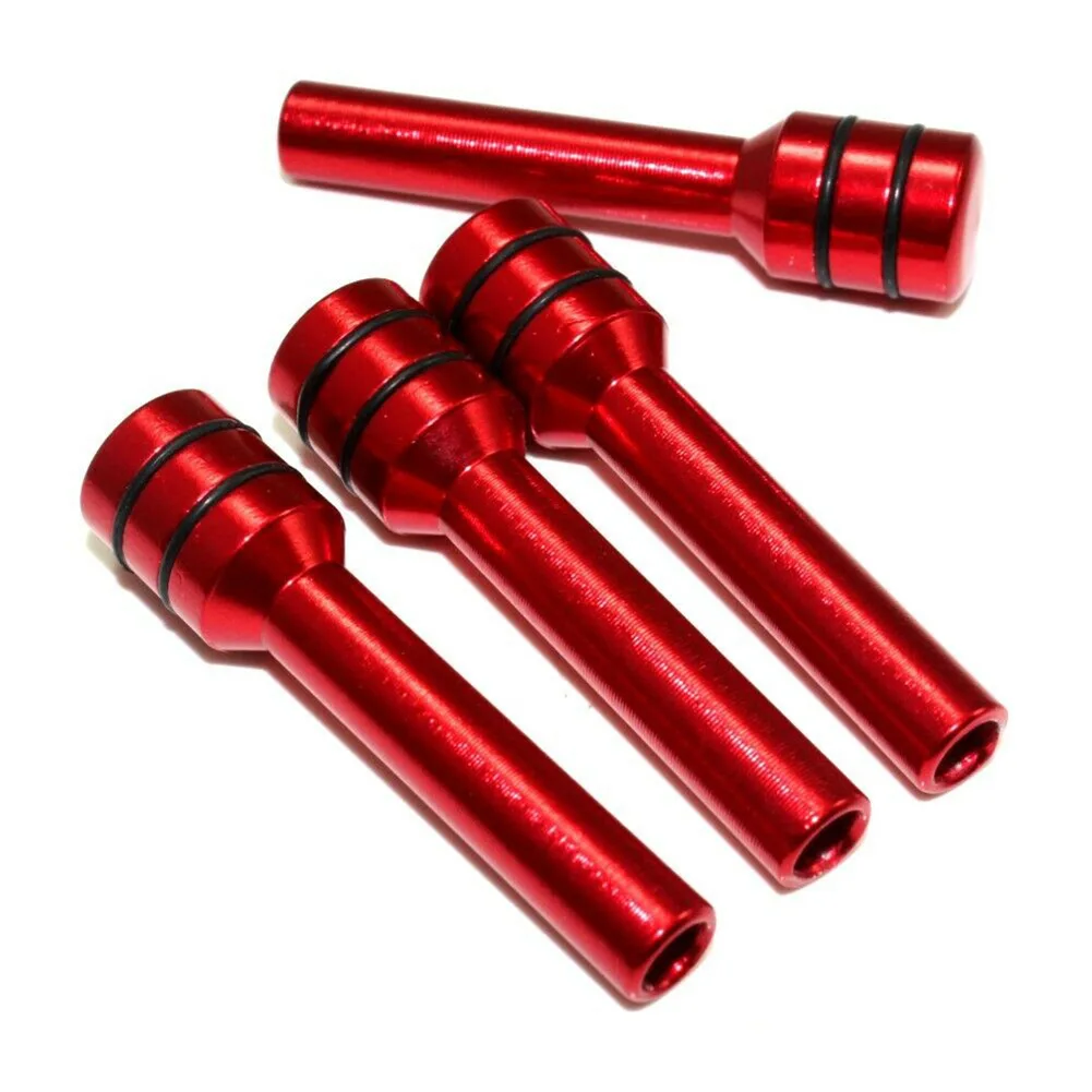 

4pcs 6mm Aluminum Car Interior Door Locking Lock Knob Pull Pins Cover Auto Accessories For Universal Cars Trucks SUVs Trailers