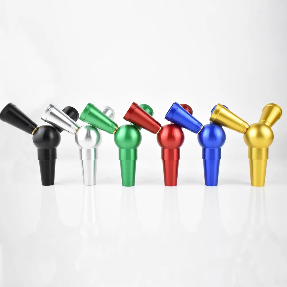 

Single pipe to double water pipe converter distributor for smoke pipe conversion head