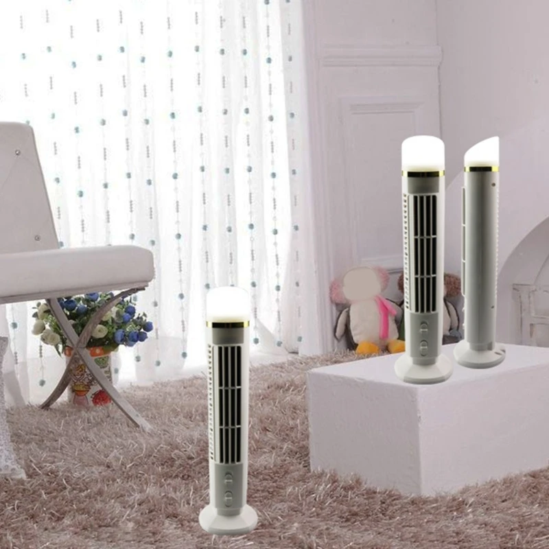 

Tower Fan for Bedroom Portable Desk Cooling Fan Table Personal-Fan Misting Fan for Home Office Room 2-in-1 Night-Light