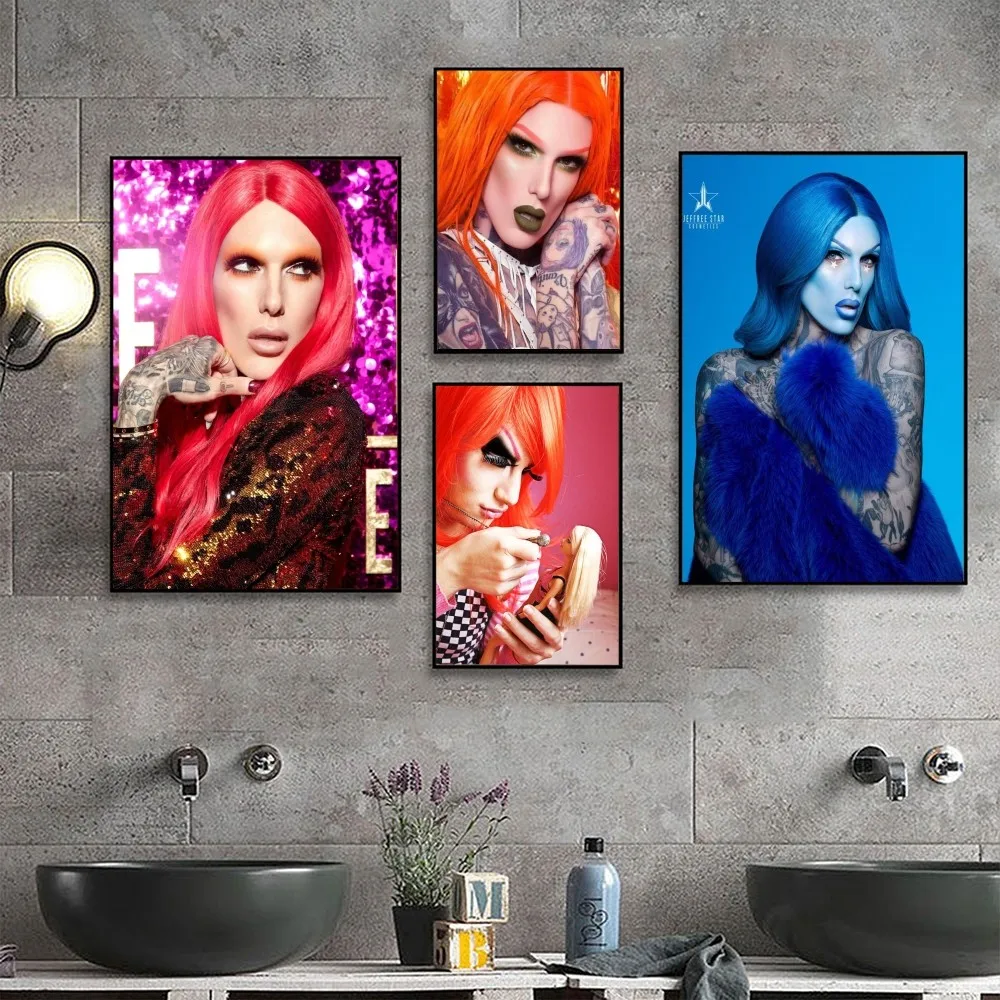 Плакат Свезда Джеффри на крафт-бумаге для клуба и бара Художественное украшение