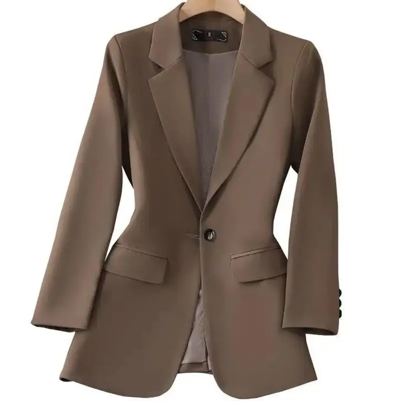 

Spring Suit Women Blazer New 2023 Blazers Women's Suits Short Slim Long Sleeve Autumn Coat Female Jacket Black Fashion OAIRED