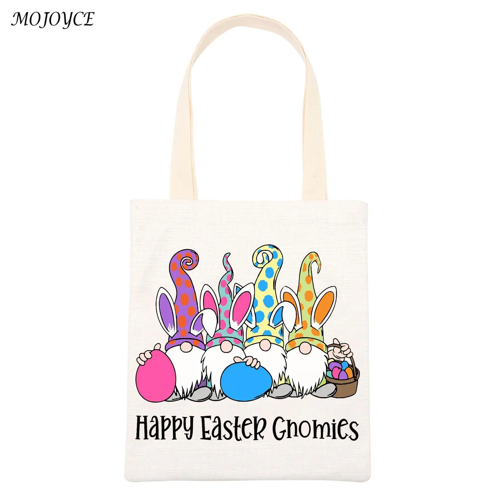 

Painting Print Totes Bag Gnome Pattern Women Handbag Ladies Canvas Travel Shoulder Bag Large Capacity Handbags