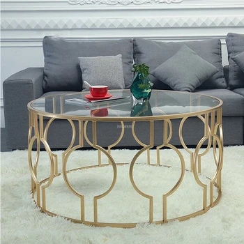 Creative Golden Iron Coffee Tables 1