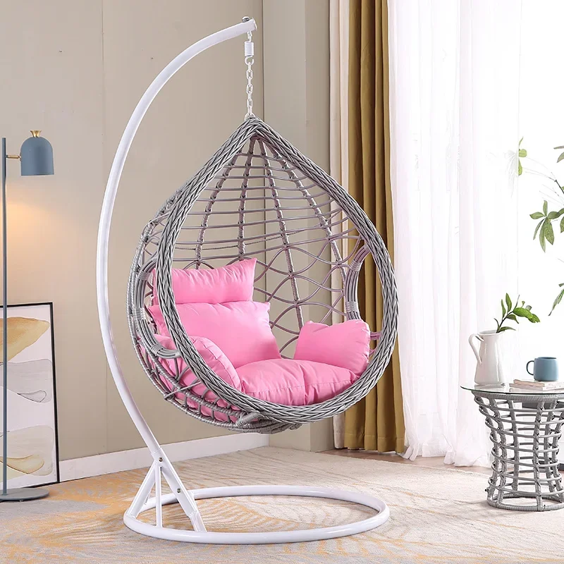 Открытый подвесной стул качели уличная корзина для балкона из ротанга домашний