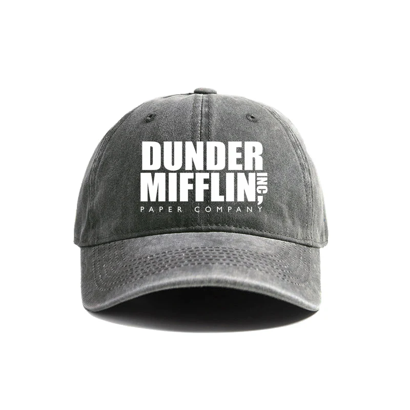Бейсболка Dunder Mifflin Мужская кепка в стиле ретро регулируемая летняя
