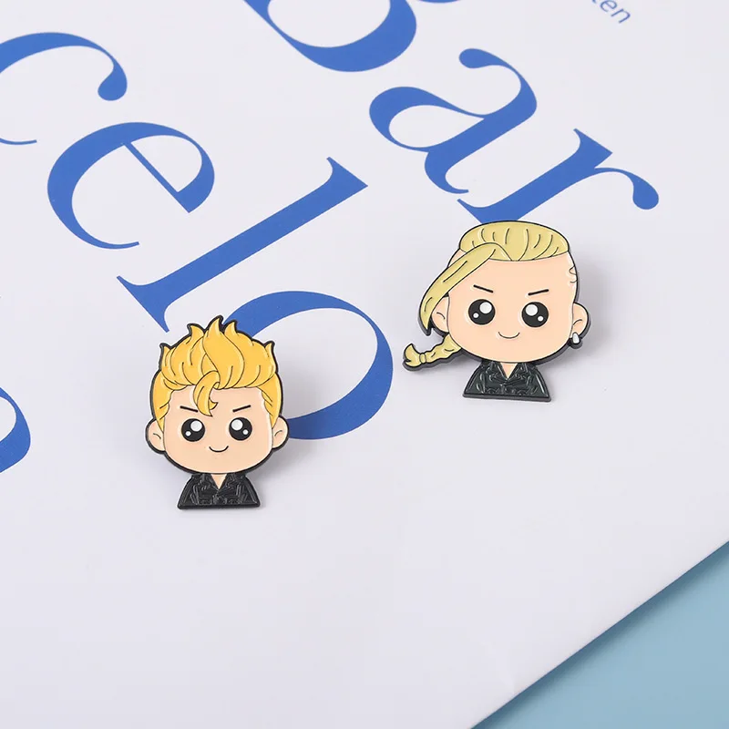 Эмалированные Броши с эмалью в стиле аниме Токийский Мститель броши булавкой Mikey