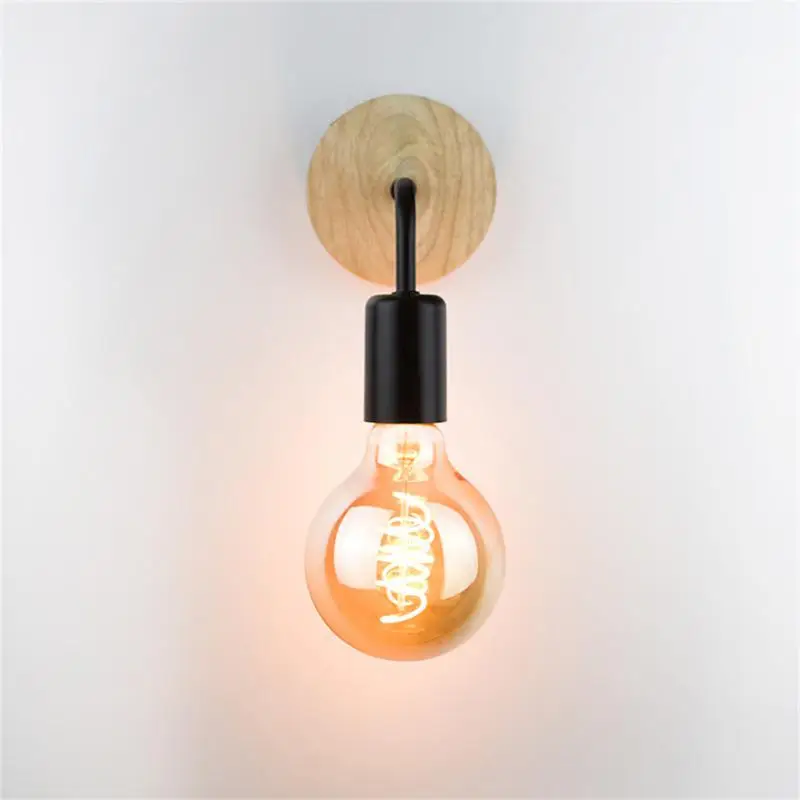 

Ретро прикроватная винтажная настенная лампа для спальни, гостиной, бра E27, лампа для наружного освещения коридора, настенные светильники 2023