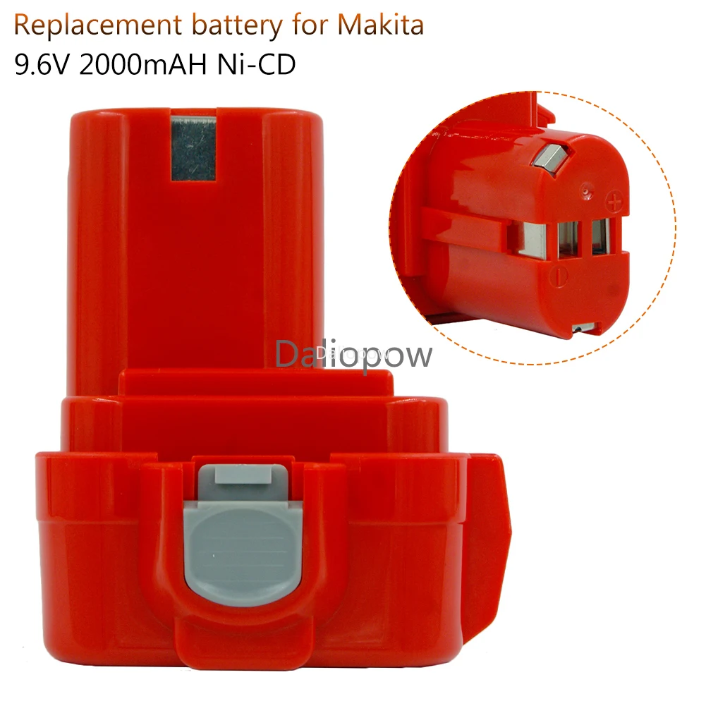 

PA09 9.6V 2000mAh Ni CD Replacement Battery for Makita 9120 9122 6207D 6261D 192595-8 192596-6 Screwdrive Bateria