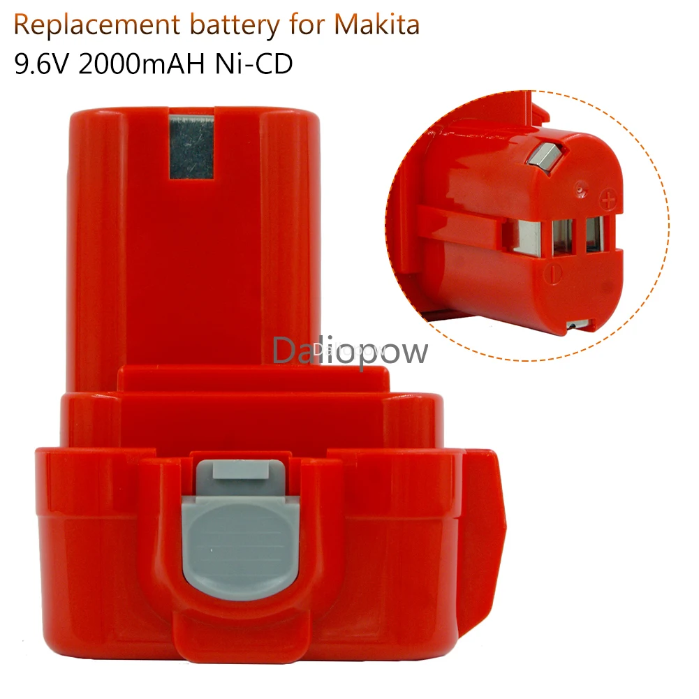 

PA09 9,6 V 2000mAh Ni CD Сменный аккумулятор для Makita 9120 9122 6207D 6261D 192595-8 192596-6 аккумулятор с отвертками