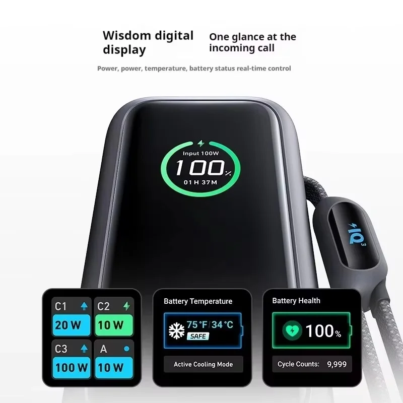 Anker Zolo 25000 мАч Power Bank 165 Вт PD Быстрая зарядка со
