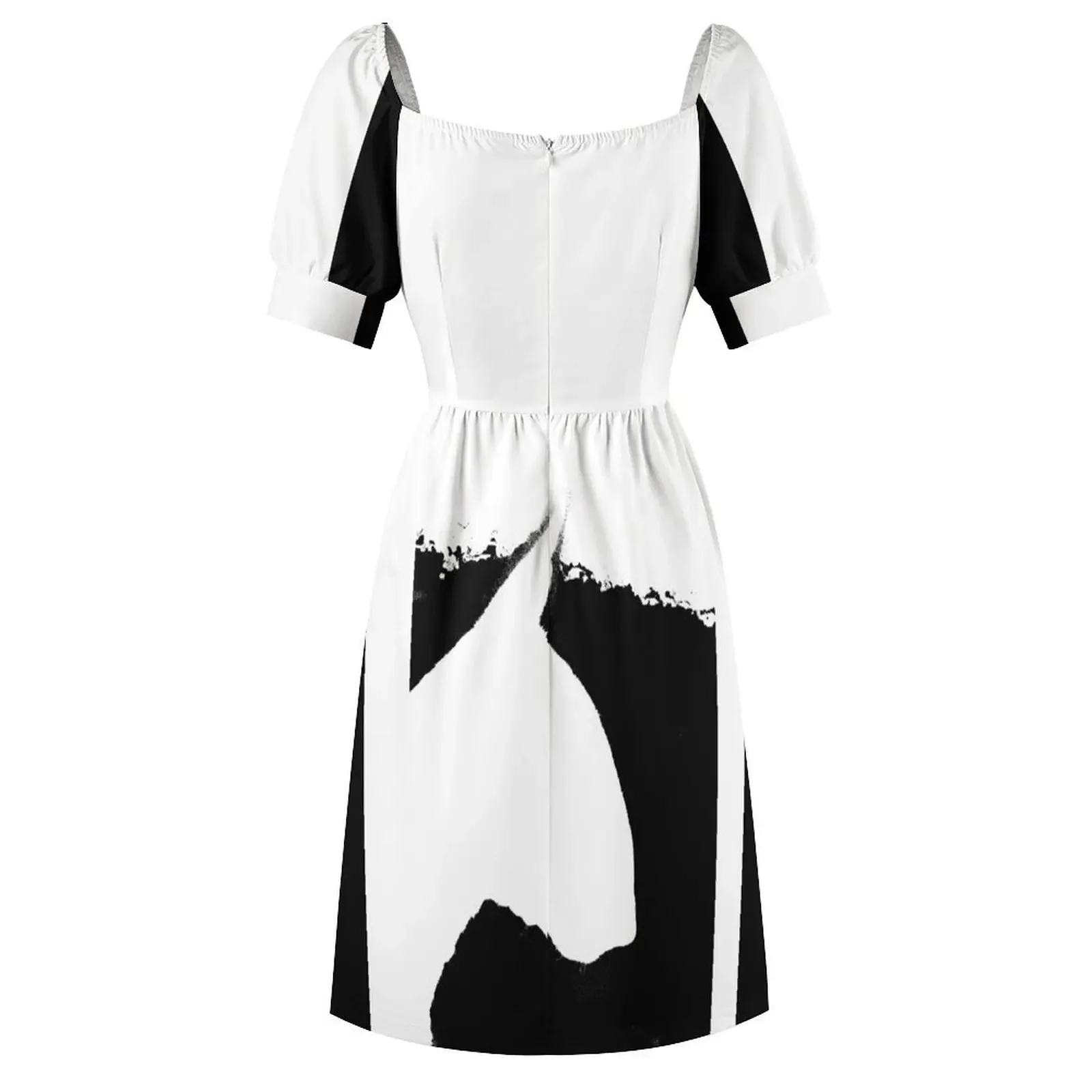 Красно-белое платье с головой бультерьера летнее женские вечерние платья 2024