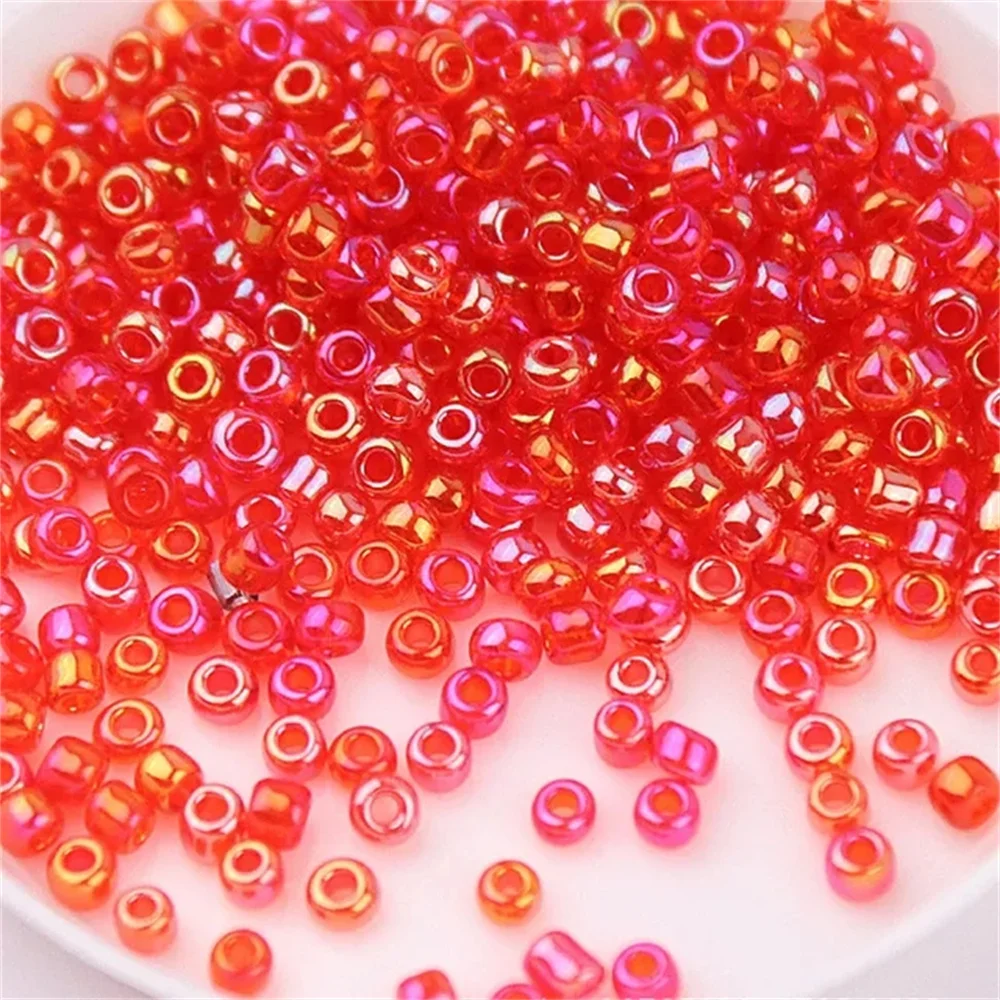 Стеклянные бусины с отверстием для бижутерии 1 5 мм 2 3 4