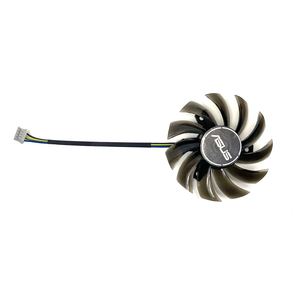75MM FD7010H12S 4PIN 12V Video Card Fan For ASUS R7 260X GTX 1050Ti 660 760 750Ti Graphics Card Replacement Cooling Fan images - 6