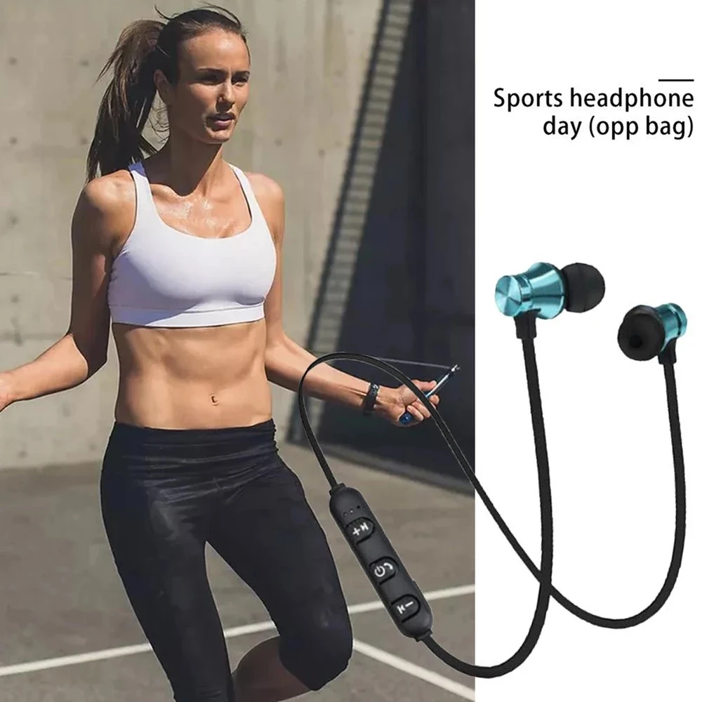

XT11 Magnetic Wireless Bluetooth 4.2 Earphone Nusic Headset Ear Phone Neckband Sport Headphone Earbuds With Mic For Smart Phones