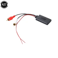 car universal wireless bluetooth receiver module 2rca male aux adapter music audio stereo receiver for 2rca interface vehicles