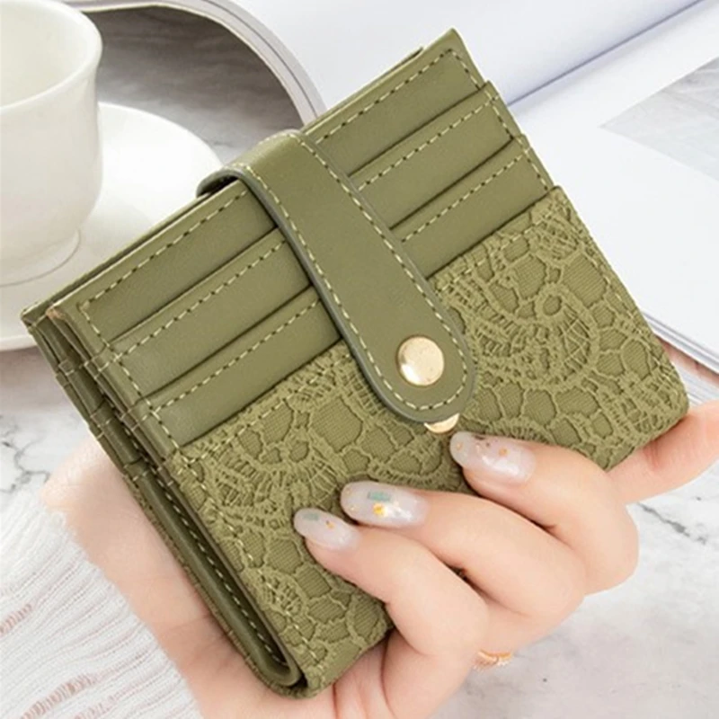 

Женский маленький кошелек, винтажный короткий кошелек для банкнот, денег, кредитных карт, чехол, портативный мини-кошелек из искусственной ...