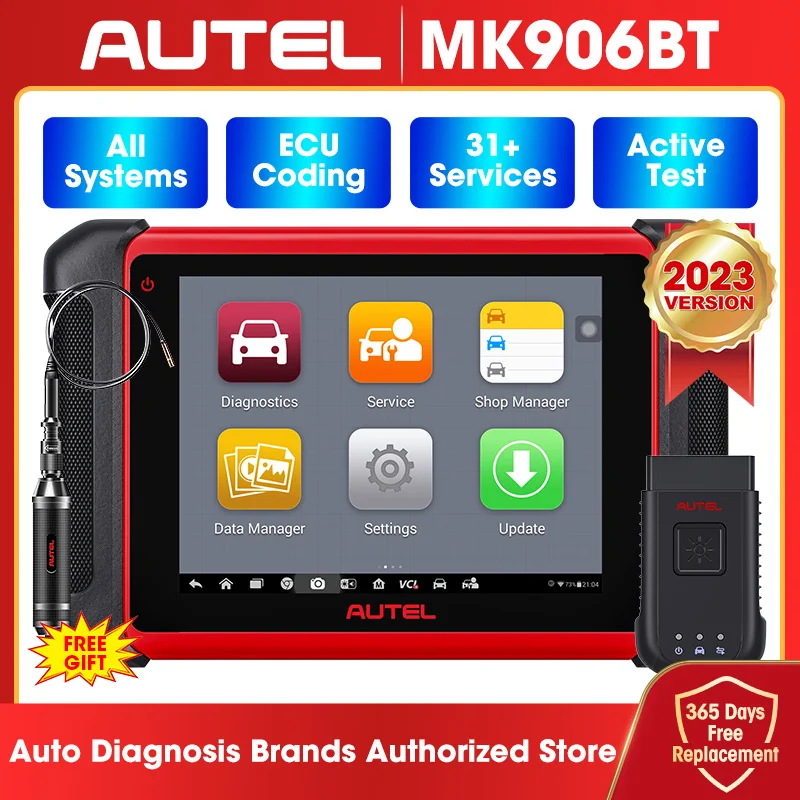 Автомобильные диагностические инструменты Autel MK906BT OBD2 сканер Профессиональный инструмент кодирования ECU автомобильный активный тест PK MS906 MS906BT