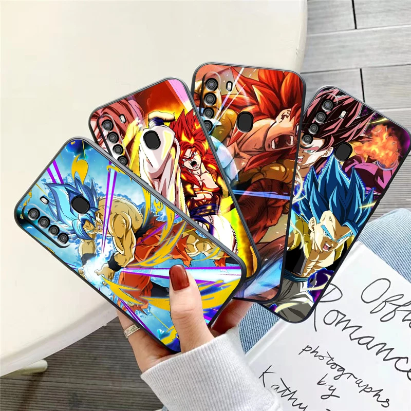 

Japanese Anime Dragon Ball Phone Case For Samsung Galaxy A01 A02 A10 A10S A20 A22 4G 4G 5G A31 Funda Back Black Silicone Cover
