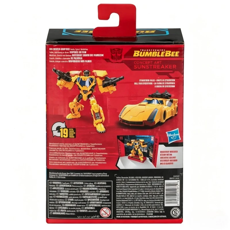 Фото В наличии: Фигурка робота Sideswipe из серии Hasbro Transformers Classic Movie Deluxe Class, изысканная коллекционная модель, подарок на день рождения. №5