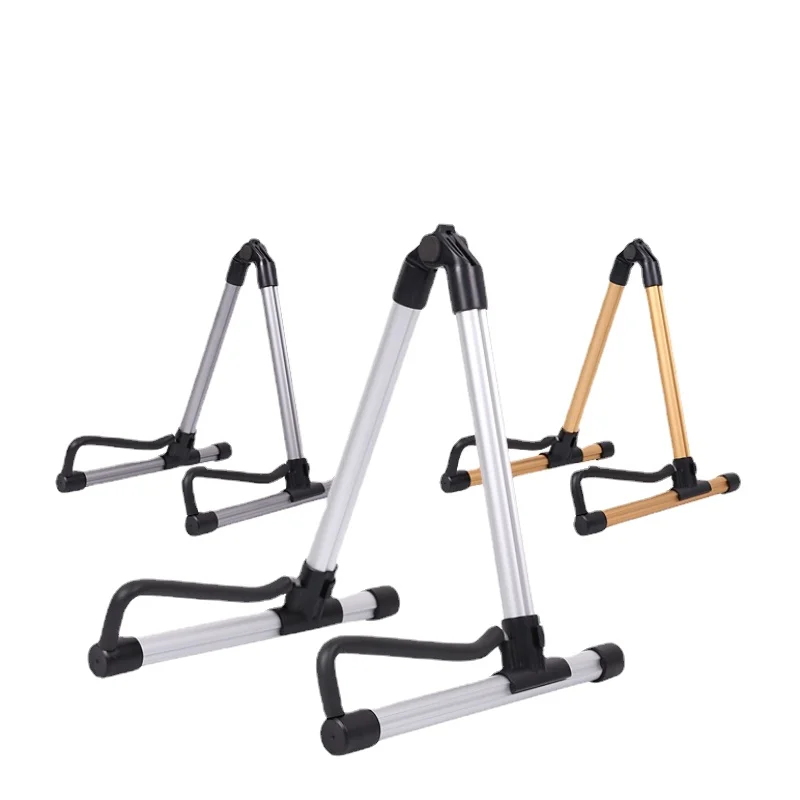 

2023 New Professional Electric Guitar Stand Universal Folding Stand A-Frame Musical Rack Holder Guitar Accessories