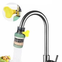 universal interface faucet filter household kitchen tap water purification splash proof universal detachable water filter