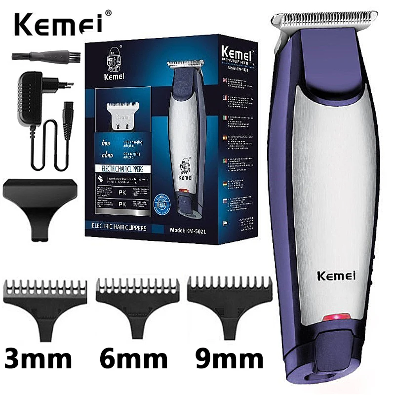 

3 в 1, профессиональная машинка для стрижки волос с USB-кабелем