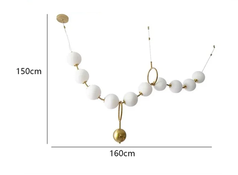 

Подвесной светильник TAONUANSHU люстра кремовый